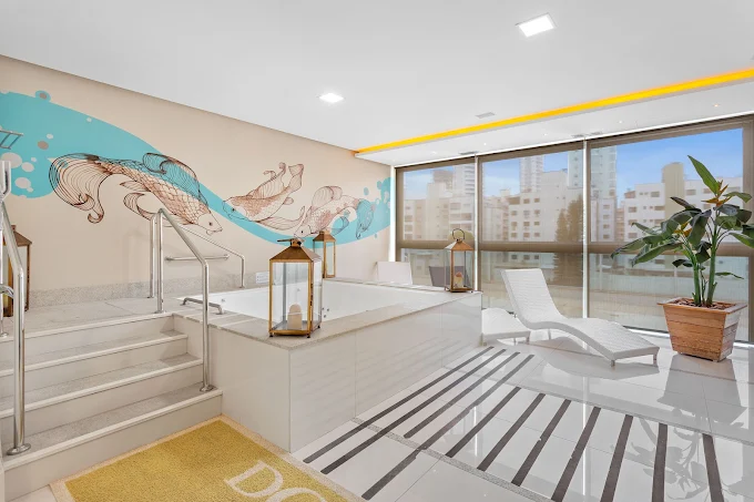 SPA e area de massagem e terapias