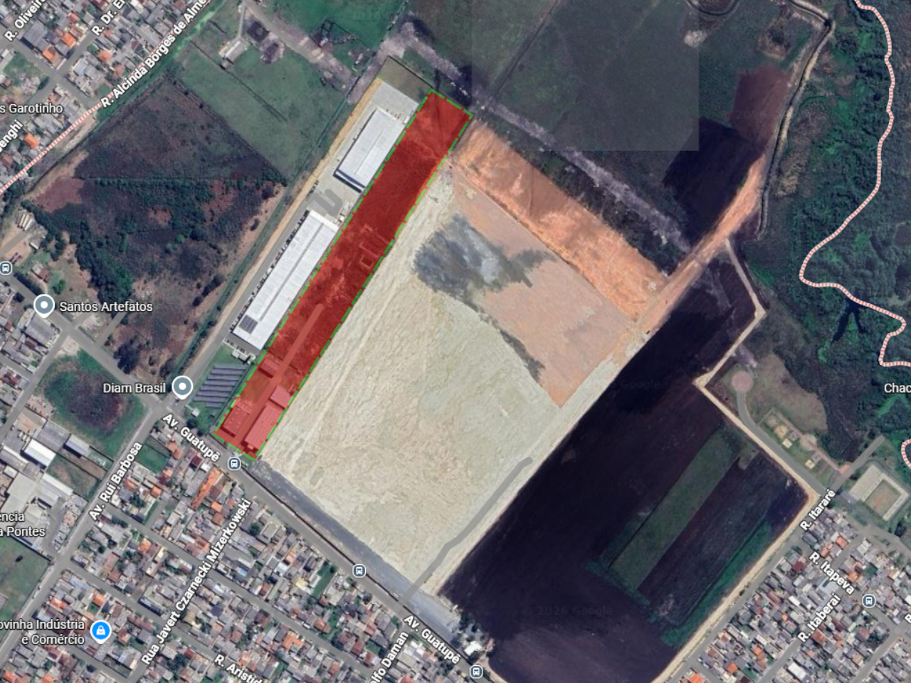 Galpão industrial - localização